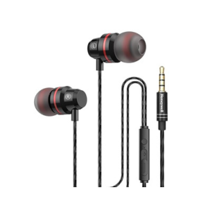 Honeywell Moxie V50 Wired Earphones with Built in Mic, 10mm*2 Drivers, Passive Noise Cancellation, Deep Bass & Clear Sound, Ultra HD Mic Quality, 3.5mm AUX, Voice Assistant Enabled, 1.2 Mtr