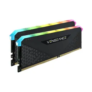 CORSAIR Vengeance RGB RS 16GB 2x8GB DDR4 3200MHz C16 16-20-20-38 Desktop Gaming Memory Black