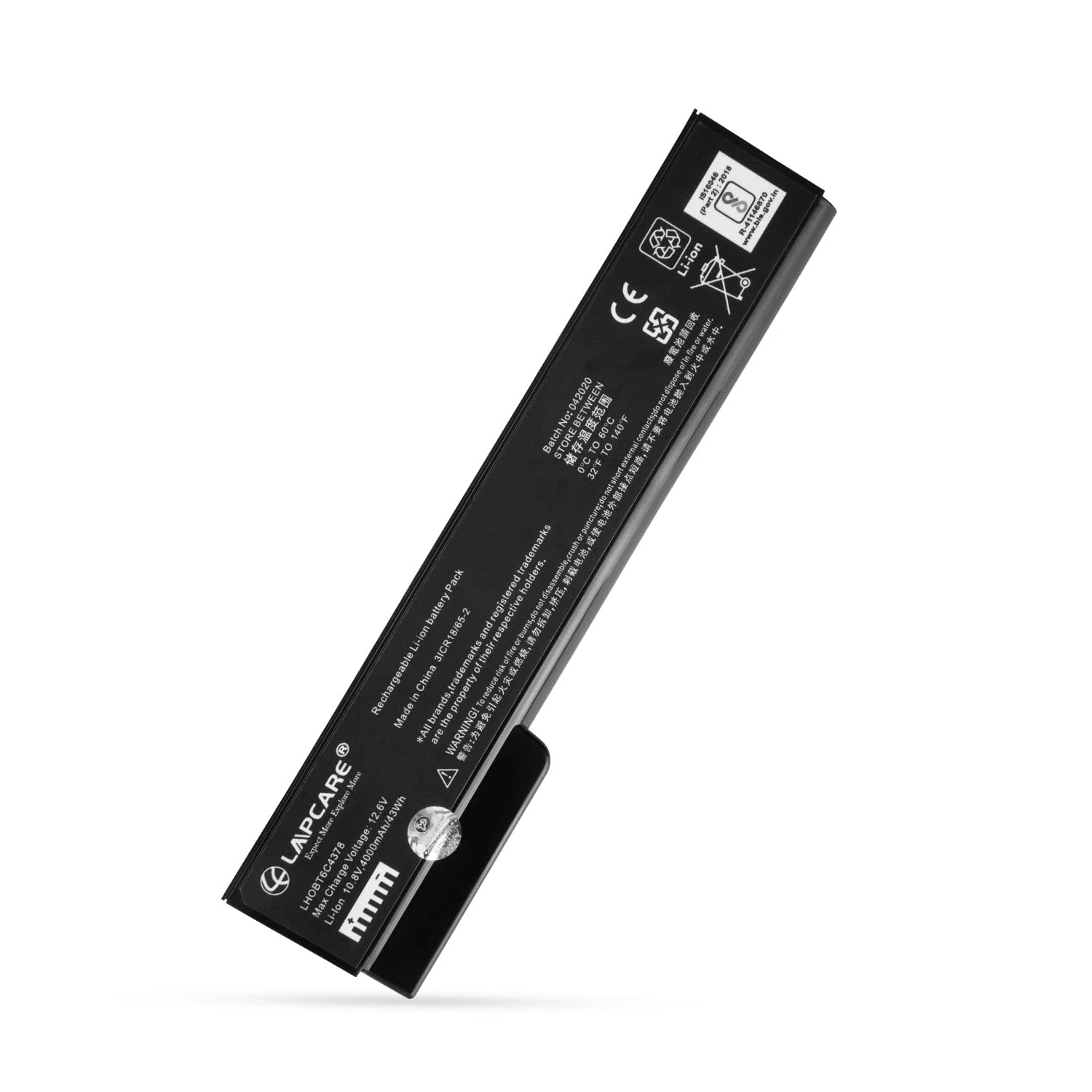 Lapcare BIS Certified Compatible Laptop Battery for HP EliteBook 8460P 8470P 8570P 8560P ProBook 6470B 6360B 6460B 6465B 6560B 6565B-(Black)
