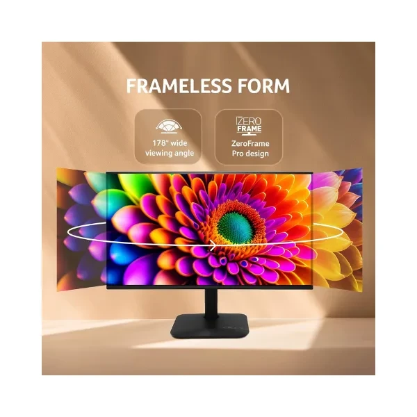 Acer KA270 P6 27 Inch IPS Full HD Backlit LED Monitor I 144Hz Refresh Rate, 1MS VRB, AMD FreeSync I 99% sRGB I 1 x VGA 1 x HDMI with Inbox HDMI Cable I Zero Frame Design I Eye Care I Stereo Speakers