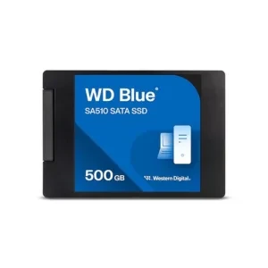 Western Digital WD Blue SA510 SATA 500GB, Up to 560MB/s, 2.5 Inch/7 mm, 5Y Warranty, Internal Solid State Drive (SSD) (WDS500G3B0A)