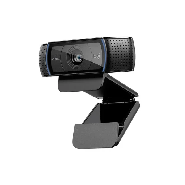 Logitech C920 HD Pro Webcam - 1080p, Optical, Full HD Streaming Camera for Widescreen Video Calling and Recording, Dual Microphones, Autofocus, Compatible with PC - Desktop Computer or Laptop - Black