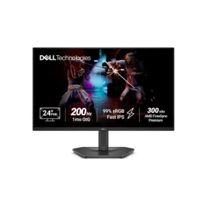 Dell SE2425HG 23.8" FHD IPS Gaming Monitor, 200Hz Refresh, 3side narrow bezels, 1ms GtG, AMD FreeSync Premium,HDR 10,300nits, 1000:1 Contrast, 99% Srgb, Tilt, 2*HDMI 2.1 TDMS(supports HDMI VRR),DP 1.4