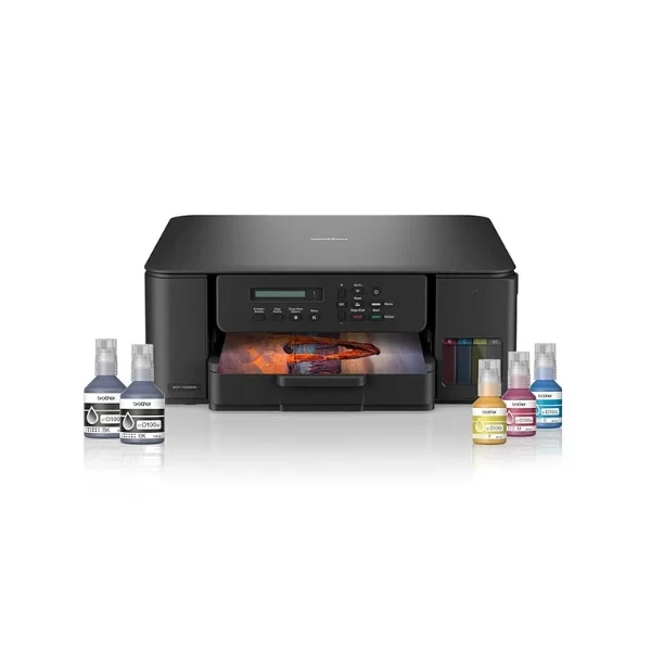 Brother Ink Tank DCP-T535DW New Launch (Print Scan Copy) WiFi Auto Duplex Printer, 128MB Memory, Print Pages Upto 15K in Black & 5K in Color Each (CMY) Get an Extra Black Ink Bottle, Free Installation