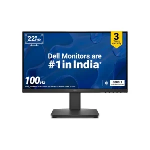 Dell SE2225HM 21.5"/54.6cm FHD, 100Hz Refresh, VA Panel, 5ms Response, Tilt Adjust, 3000:1 Contrast, 250 cd/m2, Ports: HDMI, DP 1.2, VGA, TÜV Rheinland 3-Star Eye Comfort, Ultra-Thin bezels Monitor