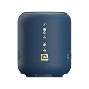 Portronics SoundDrum 1 12W TWS Portable Bluetooth Speaker with Powerful Bass, Bluetooth 5.3V, 360° Surround Sound, USB Drive in, Type C Fast Charging(Blue)