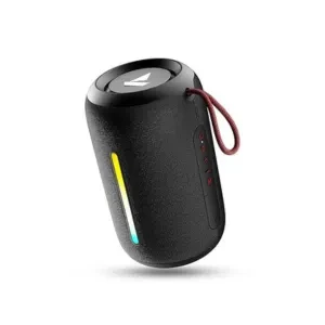 boAt Stone 352 Pro/Stone 358 Pro w/ 14W Signature Sound, Up to 12 Hours Playback, RGB LEDs, TWS Feature, Built-in Mic, BTv5.3, Free Music Streaming on JioSaavn Bluetooth Speaker (Raging Black)