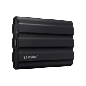 Samsung T7 Shield Portable SSD 1TB, USB 3.2 Gen2 External SSD, Up to 1,050MB/s, Rugged, IP65 Water & Dust Resistant, for Photographers, Content Creators and Gaming, Mac Compatible, MU-PE1T0S, Black