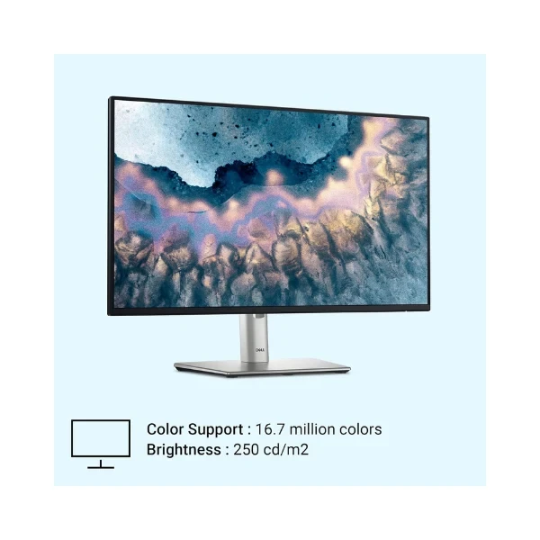 Dell 24 inch P2425H Monitor IPS FHD|100Hz| 99% sRGB | 250 cd/m2 (Typical) 5ms| 1500:1 Contrast Ratio| 5X USB 3.2 Gen1 1x HDMI 1.4 1xDP 1xVGA| Height Tilt Swivel Pivot |USB-C Downstream | Flicker Free