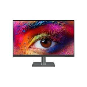 Lenovo L-Series L32p-30, 31.5Inch(80 Cm) 3840 X 2160 Pixels 4K UHD IPS Monitor |2X3W Speakers, AMD Freesync, USB Hub, USB-C Port for Power & Data Transfer (PD 75 W), Eyesafe Cetified (Raven Black)