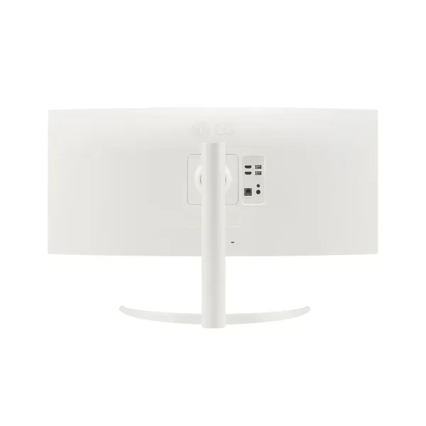 LG 34SR65QC Curved (1800R) UltraWide 21:9 Smart Monitor, 34" WQHD (3440x1440), HDR10, 99% sRGB(Typ.), 100Hz, Built-in Speaker, Height/Tilt Adjustment, webOS, AirPlay2, Bluetooth, HDMI, USB, White