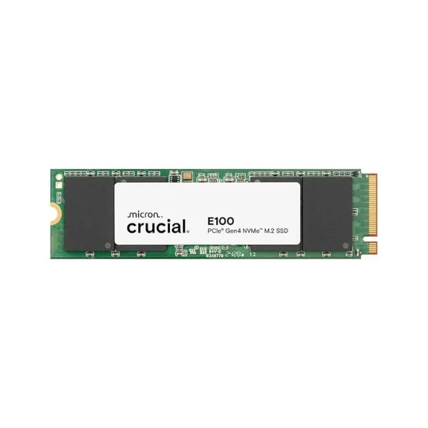 Crucial E100 SSD 480GB M.2 NVMe PCIe Gen4 Internal SSD, Up to 4,700MB/s, Laptop & Desktop Compatible - CT480E100SSD8